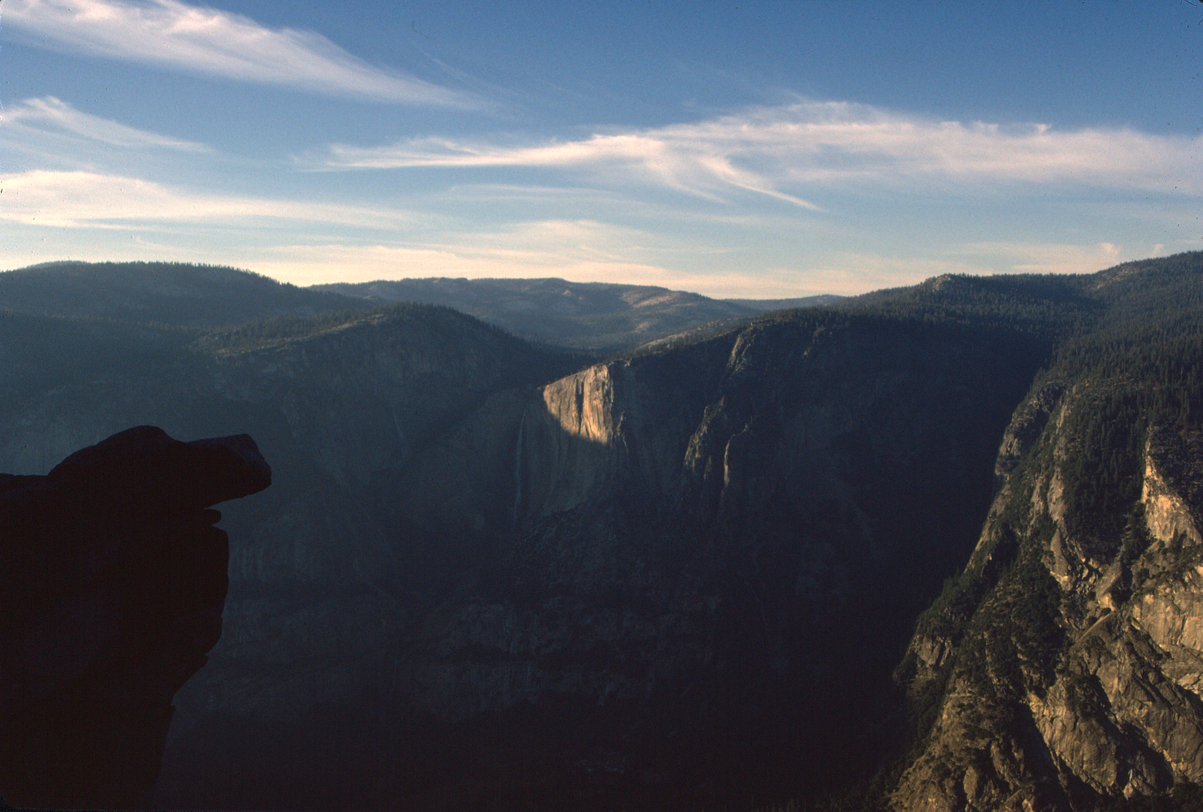 Autumn Dusk at Yosemite Valley Overlook